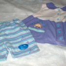 Girls 3T  Swing Top and Bike Shorts