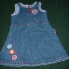 Girls Strawberry Shortcake Denim Dress Size 4