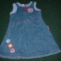 Girls Strawberry Shortcake Denim Dress Size 4