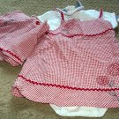 Girls NWT Dress, Shorts and Shirt set 24 months