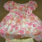 Girls Sheer Flutter Top and Capris 4T