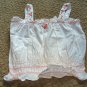Girls White Embroidered Halter Top 2T