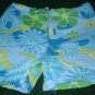 Girls Bright Summer Flowered Shorts 4 5