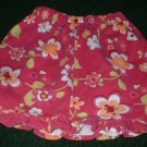 Girls Flowered Skirt with Ruffle 4T