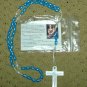 NIP Cerulean & Pearl Rosary Free Shipping