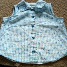 Girls Sleeveless Collared Summer Top 3T