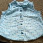 Girls Sleeveless Collared Summer Top 3T