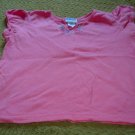 Girls Textured Pink Top With Embroidery sz 6
