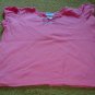 Girls Textured Pink Top With Embroidery sz 6