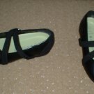 Girls Black Ballerina Flats 8 1/2 8.5 Toddler