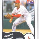 Albert Pujols 2003 Bazooka baseball card Cardinals