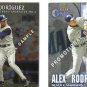 2 Alex Rodriguez Promo cards Seattle Mariners