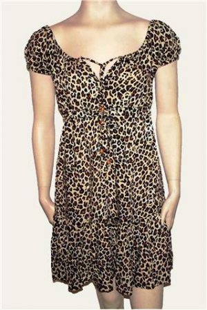 BALI DRESS VENEZIA TIGER BEIGE