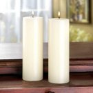 IVORY VANILLA TALL PILLARS