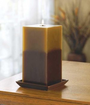 EARTHTONE PILLAR CANDLE