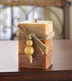 RUSTIC SQUARED VOTIVE