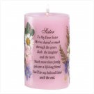 'SISTER' CANDLE