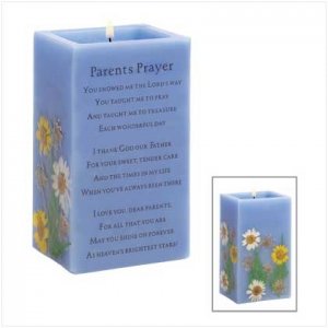 PARENTS PRAYER CANDLE