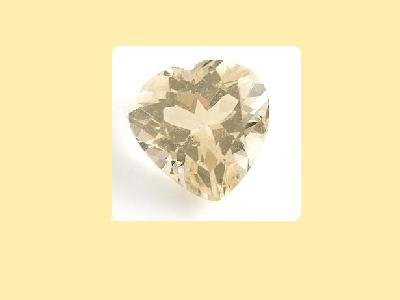 Heart Cut Citrine 12x12mm Loose Gemstone