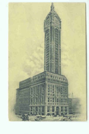 73609 NY New York City New Singer Building  Postcard