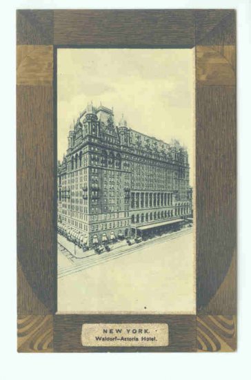 73626 NY New York City Vintage Postcard Waldorf Astoria Hotel