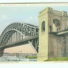 73648 NY New York City Vintage Postcard Hell Gate Bridge