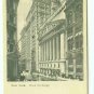 73668 NY New York City Vintage Postcard  Stock Exchange Wall Street
