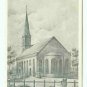 NY New York City Vintage Postcard Trinity Church as Enlarged in 1737