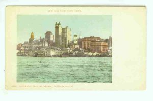 73672 NY New York City Vintage Postcard View at North River 1902