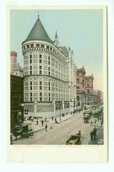 73674 NY New York City Vintage Postcard Street Scene The Tombs 1905