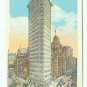 73689 NY New York City Vintage Postcard Flat Iron Building Fifth Avenue