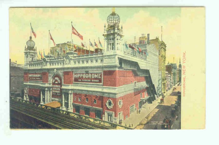 73693 NY New York City Vintage Postcard Hippodrome 1910