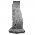 DESIGN TOSCANO Garden Iris Cast Stone Welcome Obelisk Statue