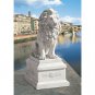 S/ LION OF FLORENCE W/ BASE DESIGN TOSCANO Lion lion sculpture Lion Statue