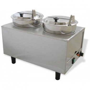 Benchmark Dual Well Warmer 1 pump, 1 lid/ladle 51073P Warmer NEW
