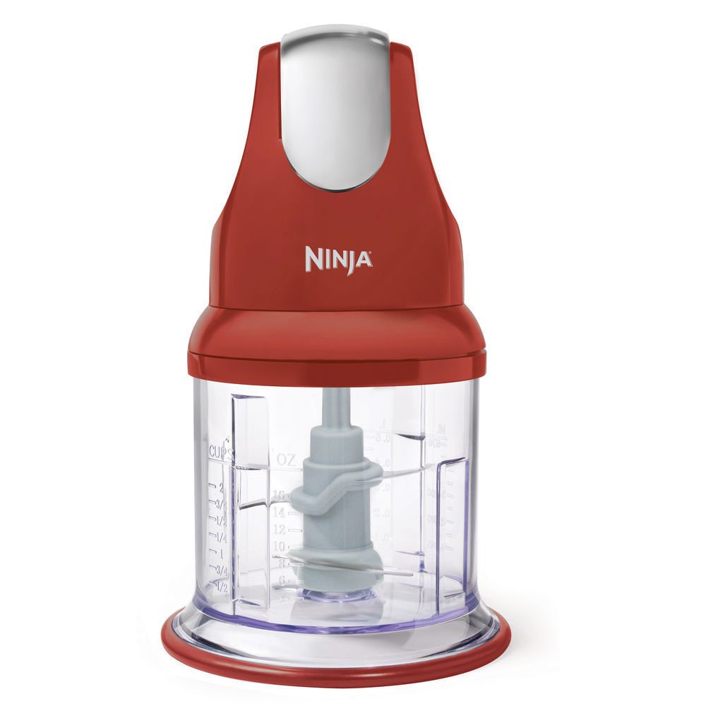 Ninja Express Chop, Red NJ100 Food Processors & Prep NEW