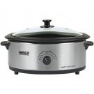 Nesco 6 Qt Stainless Steel Non-stick Cookwell - Blk Lid 4816-25-30 Roaster NEW