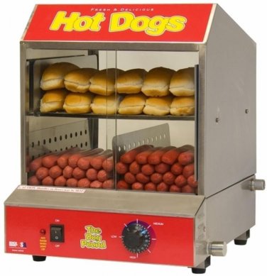 Benchmark The Dog Pound Hotdog Steamer 60048 Hotdog Steamer NEW