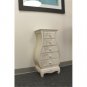 International Caravan Antique White Bombay Shelf New!