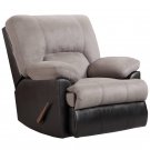 Exceptional Designs Laredo Graphite Microfiber Rocker Recliner . New!