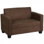 Grand Series Chocolate Brown Microfiber Loveseat New!