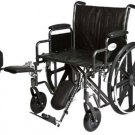Roscoe Bariatric Wheelchair Elevating Legrests 24"x18" 400 lb K72418DHREL