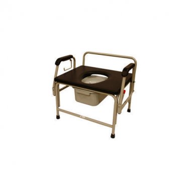 Roscoe Medical Bariatric Drop-Arm Round Commode