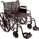 Roscoe Medical K7-Lite Bariatric Wheelchair Swingaway Footrest 24" W x 18" D