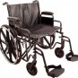 Roscoe Medical K7-Lite Bariatric Wheelchair Swingaway Footrest 24" W x 18" D