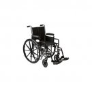 Roscoe Medical K2-Lite Bariatric Wheelchair 16" W x 16" D K2ST1616DHREL NEW!
