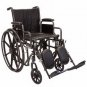 Roscoe K2ST2016DHREL K2 20" Wheelchair w/ Desk Arms