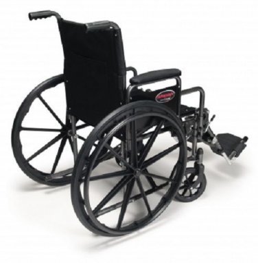 Everest & Jennings Advantage Folding Wheelchair Swingaway Footrest 18x16 seat