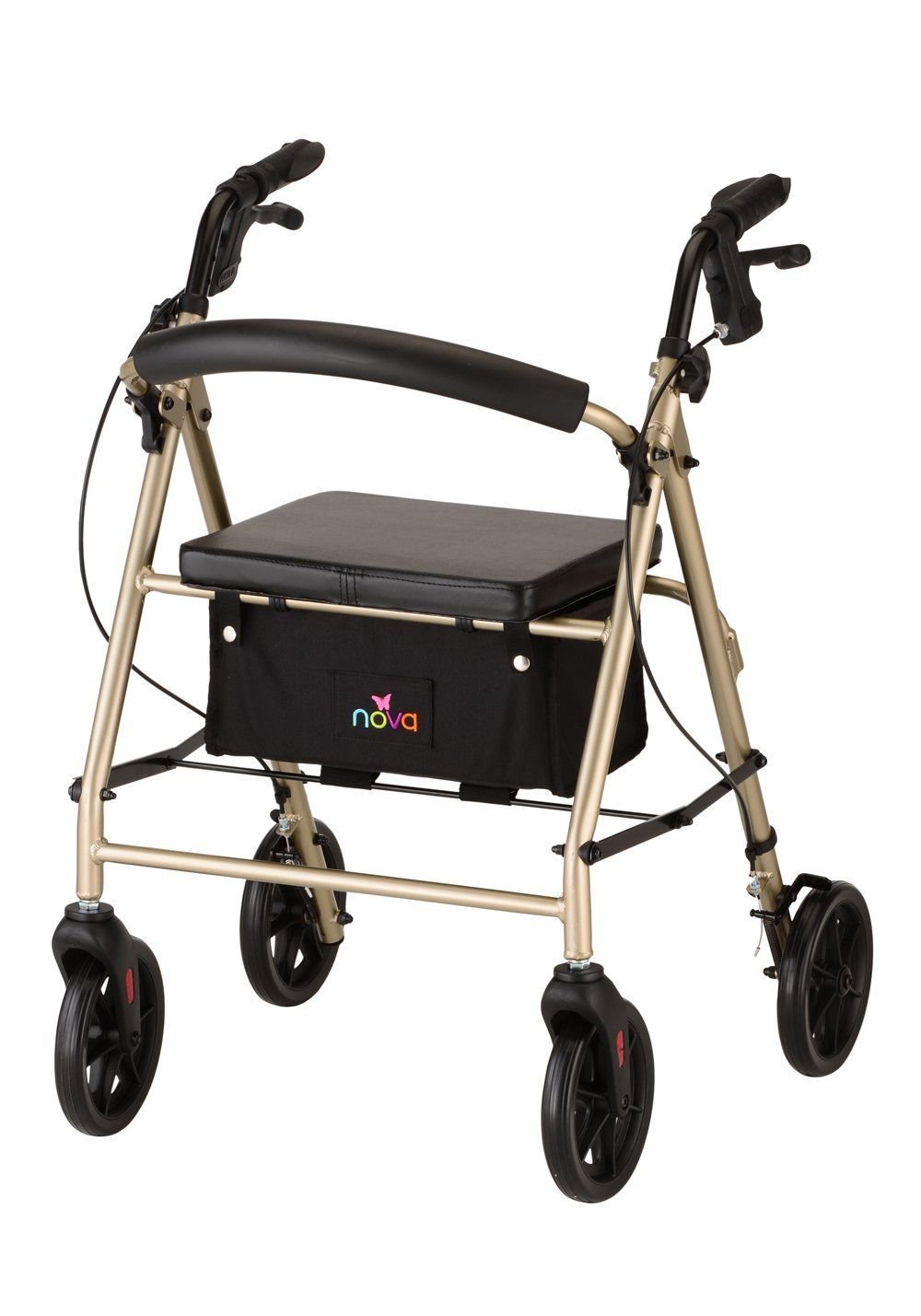 NOVA 4238CH VIBE 8 ROLLING WALKER CHAMPAGNE New