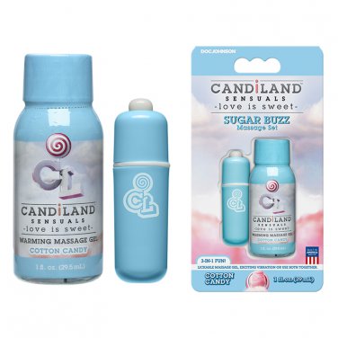 Candiland - Sugar Buzz - Massage Set- Cotton Candy